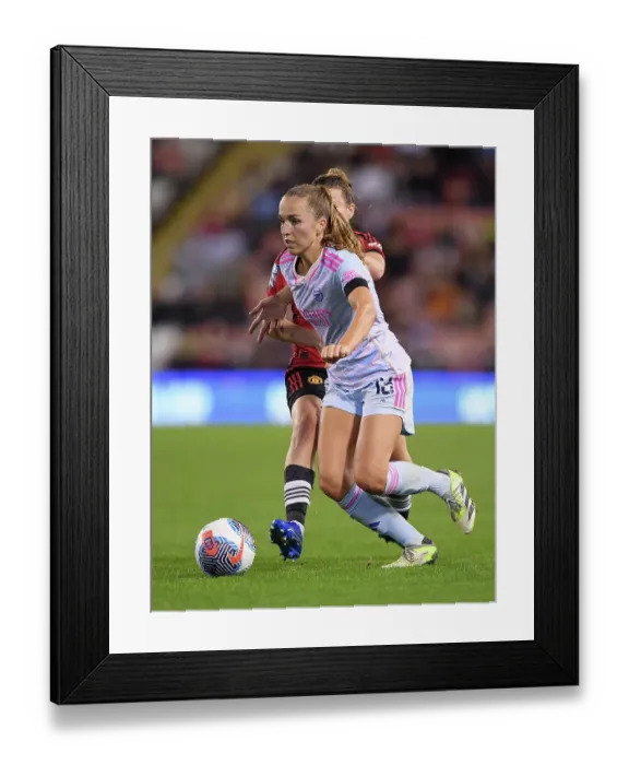 Framed Print : Battle for Supremacy: Manchester United vs. Arsenal FC - Barclays Women's Super League