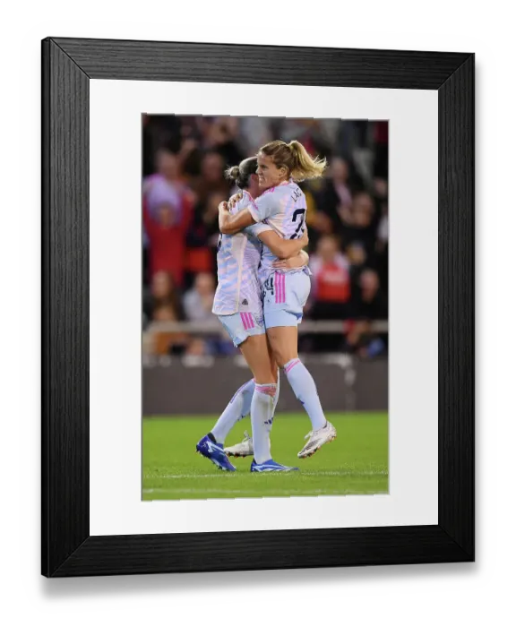Framed Print : Arsenal Women's Victory: Cloe Lacasse Scores Brace in Barclays Super League Win Against Manchester United Framed Print : Arsenal Women's Victory: Cloe Lacasse Scores Brace in Barclays Super League Win Against Manchester United