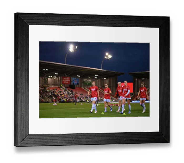 Framed Print : Arsenal vs Manchester United: Barclays Women's Super League Showdown Framed Print : Arsenal vs Manchester United: Barclays Women's Super League Showdown