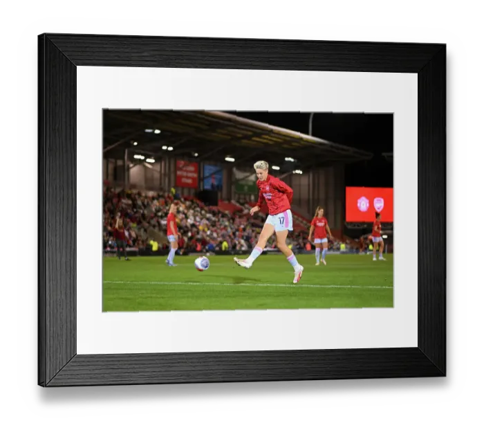 Framed Print : Arsenal vs Manchester United: Barclays Women's Super League Showdown