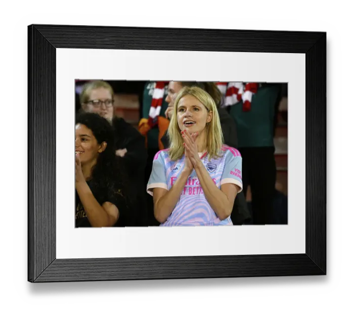Framed Print : Arsenal Fans Unite: Manchester United vs. Arsenal FC - Barclays Women's Super League