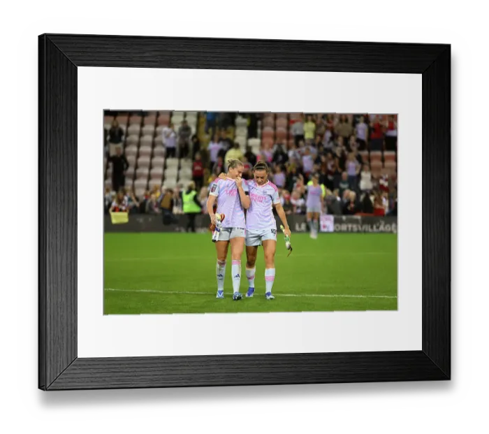 Framed Print : A Tense Reaction: Arsenal FC vs. Manchester United - Barclays Women's Super League Framed Print : A Tense Reaction: Arsenal FC vs. Manchester United - Barclays Women's Super League