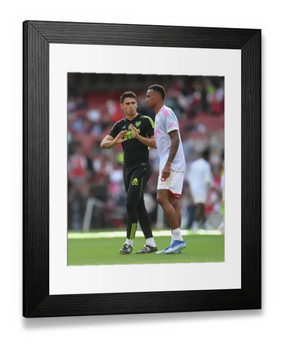 Framed Print : Arsenal vs Manchester City: Carlos Cuesta Leads Arsenal Ahead of Premier League Clash (2023-24)
