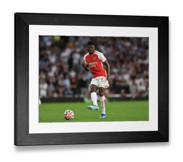 Framed Print : Thomas Partey: Arsenal vs Manchester City, Premier League 2023-24 - In Action Framed Print : Thomas Partey: Arsenal vs Manchester City, Premier League 2023-24 - In Action