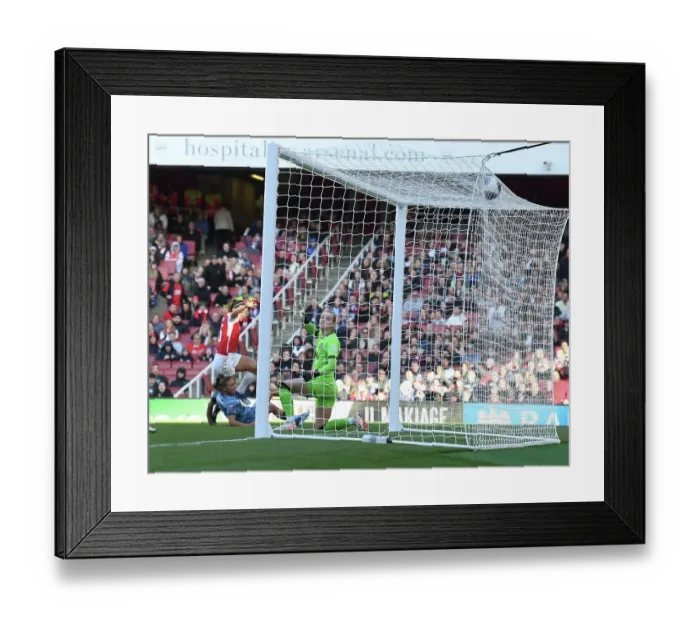 Framed Print : Arsenal Women vs Aston Villa: McCabe Scores Opener in Barclays Super League Clash (2023-24) Framed Print : Arsenal Women vs Aston Villa: McCabe Scores Opener in Barclays Super League Clash (2023-24)