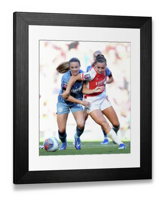 Framed Print : Arsenal vs Aston Villa: Battle for Possession in the Barclays Women's Super League (2023-24) Framed Print : Arsenal vs Aston Villa: Battle for Possession in the Barclays Women's Super League (2023-24)