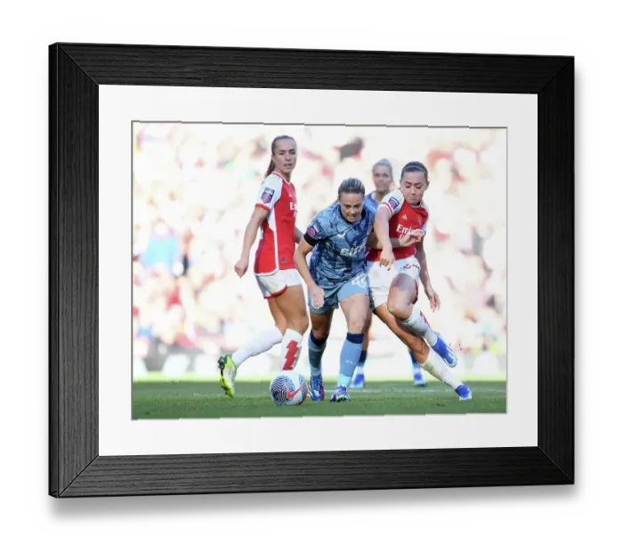 Framed Print : Arsenal vs Aston Villa: A Battle for Possession in the Barclays Women's Super League (2023-24) Framed Print : Arsenal vs Aston Villa: A Battle for Possession in the Barclays Women's Super League (2023-24)