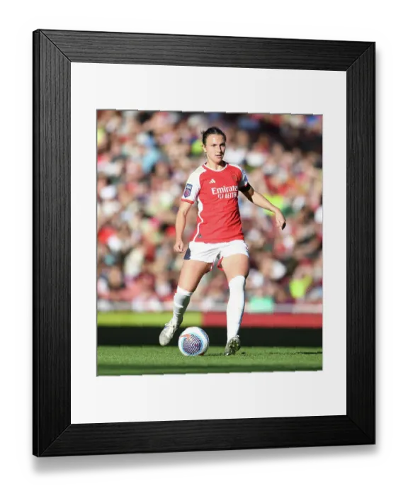 Framed Print : Arsenal FC vs Aston Villa: Barclays Women's Super League Clash at Emirates Stadium (2023-24)