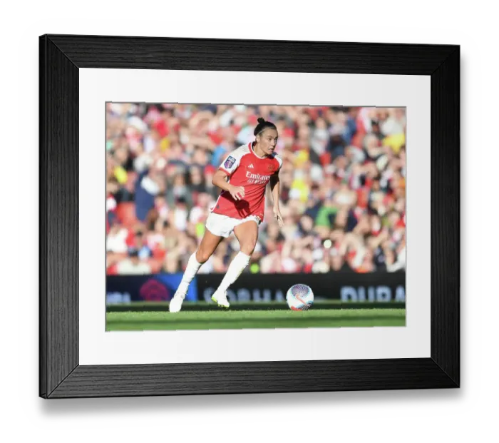 Framed Print : Arsenal vs Aston Villa: Barclays Women's Super League Clash at Emirates Stadium (2023-24)
