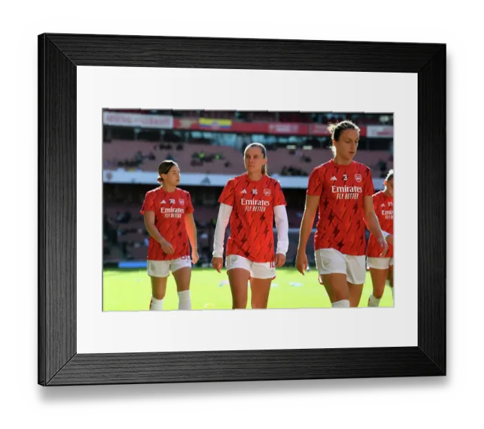 Framed Print : Arsenal Women vs Aston Villa: Pre-Match Preparation at Emirates Stadium (2023-24) Framed Print : Arsenal Women vs Aston Villa: Pre-Match Preparation at Emirates Stadium (2023-24)
