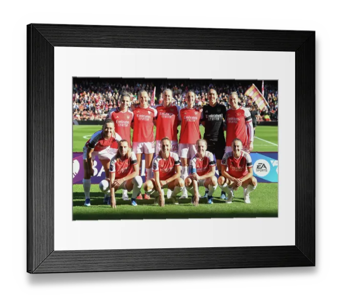 Framed Print : Arsenal Women vs Aston Villa: Barclays Super League Showdown at Emirates Stadium (2023-24)