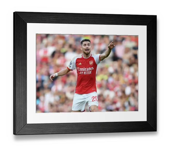 Framed Print : Arsenal's Jorginho Reacts During Arsenal vs Manchester City, Premier League 2023-24 Framed Print : Arsenal's Jorginho Reacts During Arsenal vs Manchester City, Premier League 2023-24