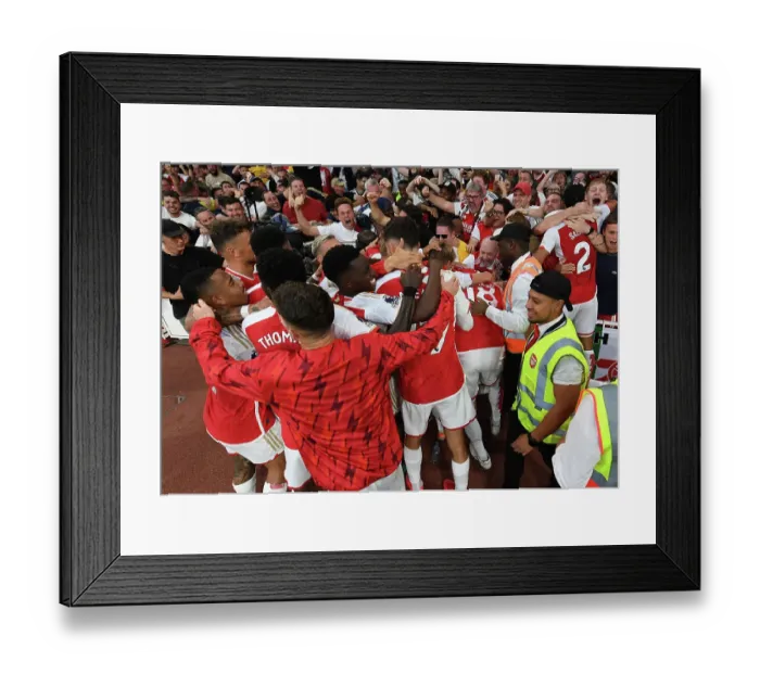 Framed Print : Martinelli's Thrilling Goal: Arsenal's Triumph over Manchester City, 2023-24 Premier League Framed Print : Martinelli's Thrilling Goal: Arsenal's Triumph over Manchester City, 2023-24 Premier League