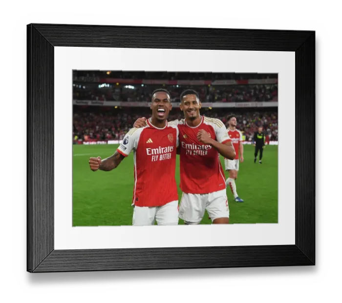 Framed Print : Arsenal Celebrate Victory Over Manchester City in 2023-24 Premier League Framed Print : Arsenal Celebrate Victory Over Manchester City in 2023-24 Premier League