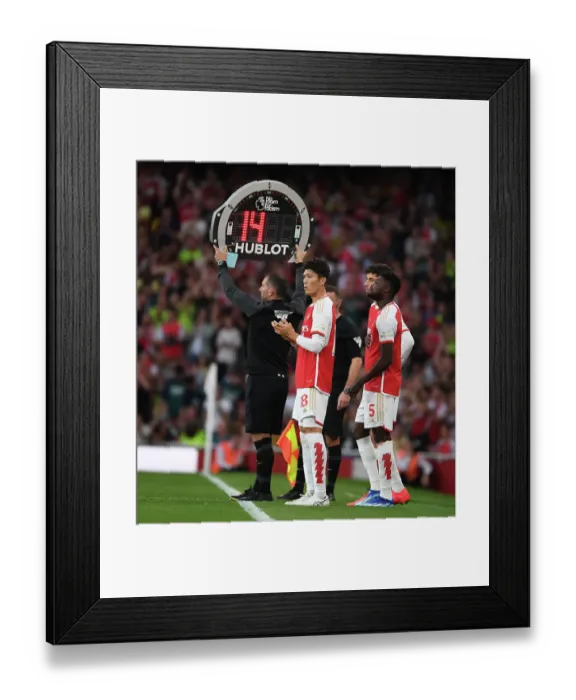 Framed Print : Arsenal Substitutes Ready: Arsenal FC vs Manchester City, Premier League 2023-24 Framed Print : Arsenal Substitutes Ready: Arsenal FC vs Manchester City, Premier League 2023-24