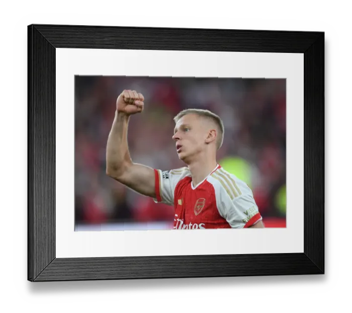 Framed Print : Zinchenko's Triumph: Arsenal Fans Go Wild After Manchester City Victory Framed Print : Zinchenko's Triumph: Arsenal Fans Go Wild After Manchester City Victory