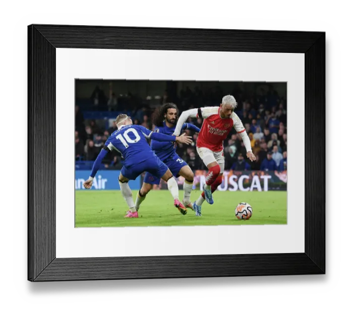 Framed Print : Battle for Possession: Arsenal vs. Chelsea - Premier League 2023-24 Framed Print : Battle for Possession: Arsenal vs. Chelsea - Premier League 2023-24