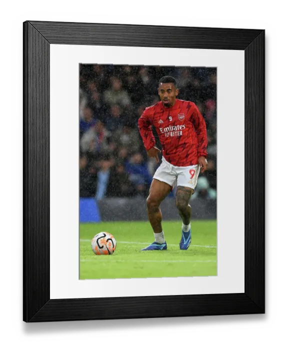 Framed Print : Gabriel Jesus Warms Up Ahead of Chelsea vs Arsenal Premier League Clash (2023-24) Framed Print : Gabriel Jesus Warms Up Ahead of Chelsea vs Arsenal Premier League Clash (2023-24)
