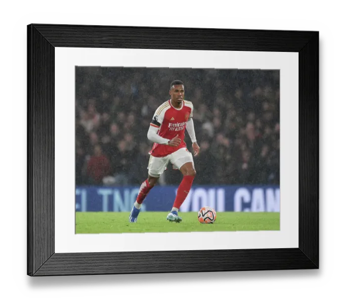 Framed Print : Clash at Stamford Bridge: Magalhaes Faces Chelsea in Premier League Showdown 2023-24