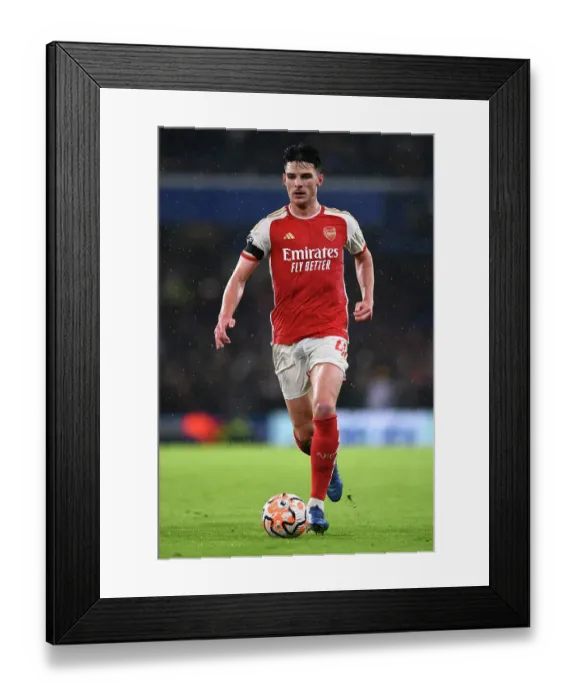 Framed Print : Rice in Action: Chelsea vs. Arsenal, Premier League 2023-24