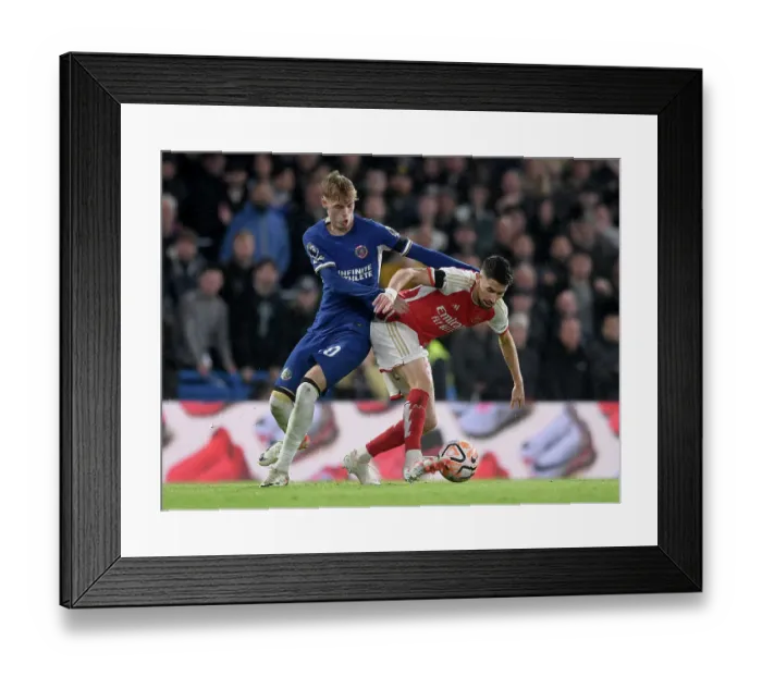 Framed Print : Jorginho vs. Cole Palmer: Intense Rivalry at Stamford Bridge - Chelsea vs. Arsenal, Premier League 2023-24 Framed Print : Jorginho vs. Cole Palmer: Intense Rivalry at Stamford Bridge - Chelsea vs. Arsenal, Premier League 2023-24