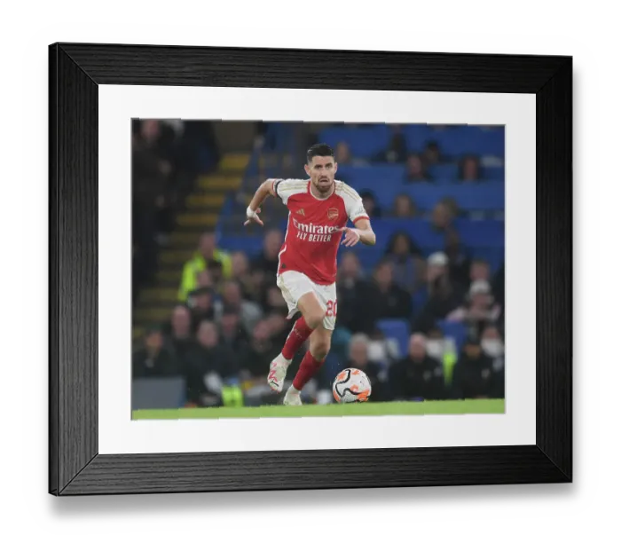 Framed Print : Jorginho: In Action for Arsenal vs. Chelsea, Premier League 2023-24 Framed Print : Jorginho: In Action for Arsenal vs. Chelsea, Premier League 2023-24