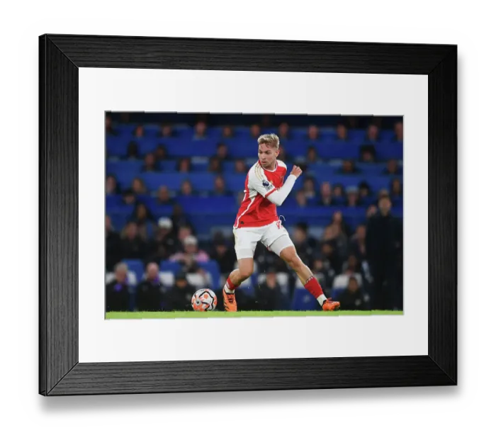 Framed Print : Emile Smith Rowe in Action: A Battle at Stamford Bridge - Chelsea vs. Arsenal, Premier League 2023-24 Framed Print : Emile Smith Rowe in Action: A Battle at Stamford Bridge - Chelsea vs. Arsenal, Premier League 2023-24