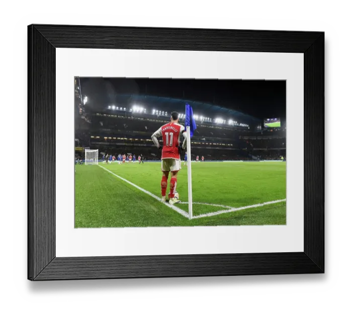 Framed Print : Martinelli Watches Tense Chelsea-Arsenal Clash in Premier League (2023-24) Framed Print : Martinelli Watches Tense Chelsea-Arsenal Clash in Premier League (2023-24)