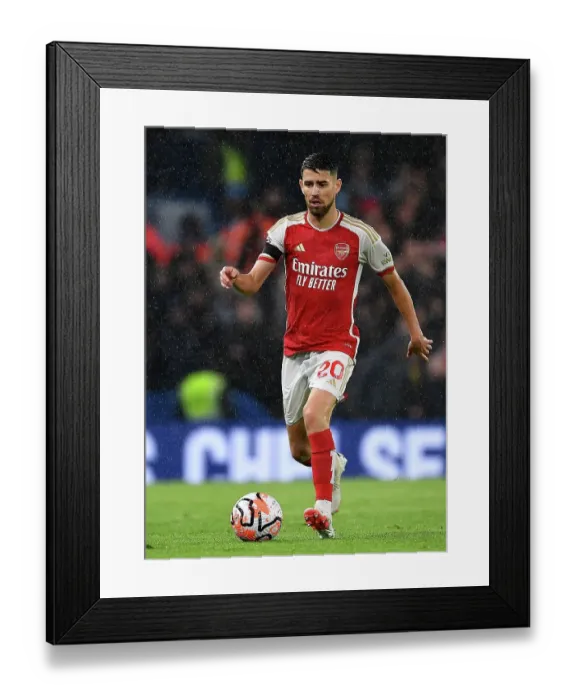 Framed Print : Jorginho's Charging Run: A Premier League Showdown - Chelsea vs. Arsenal, 2023-24 Framed Print : Jorginho's Charging Run: A Premier League Showdown - Chelsea vs. Arsenal, 2023-24