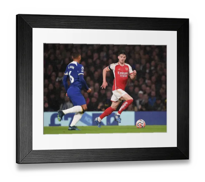 Framed Print : Arsenal vs. Chelsea: A Battle for Possession - Premier League 2023-24