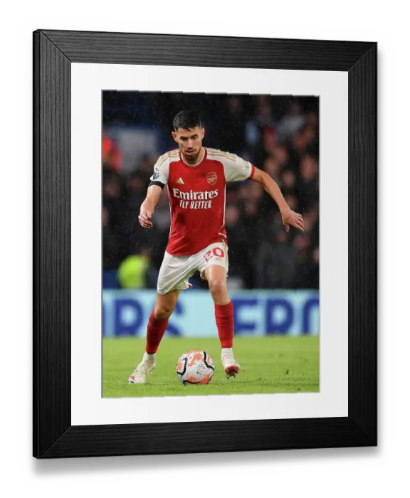 Framed Print : Jorginho in Control: Chelsea vs. Arsenal, Premier League 2023-24 Framed Print : Jorginho in Control: Chelsea vs. Arsenal, Premier League 2023-24