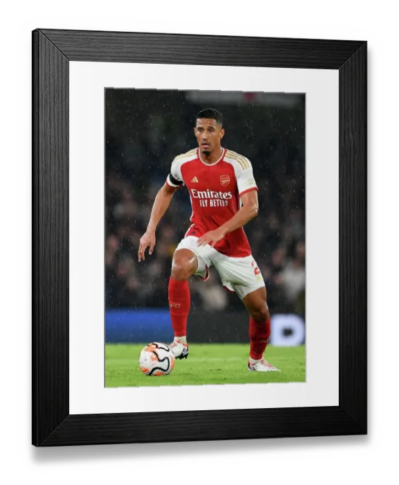 Framed Print : Saliba in Command: Arsenal vs. Chelsea, Premier League 2023-24 Framed Print : Saliba in Command: Arsenal vs. Chelsea, Premier League 2023-24
