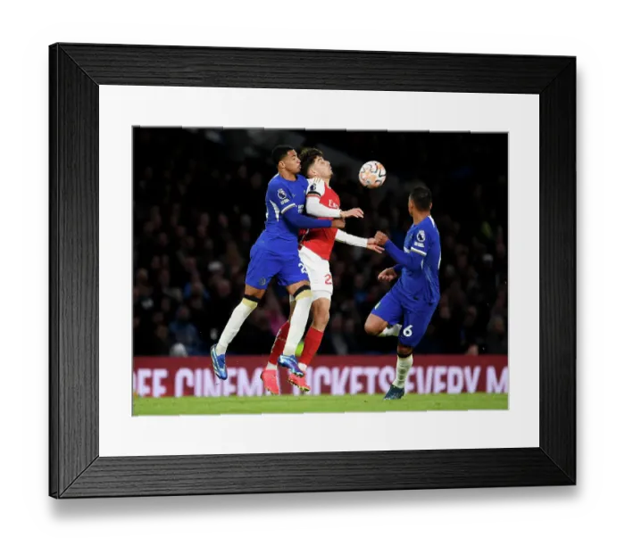 Framed Print : Battle for London Supremacy: Arsenal vs. Chelsea - A Premier League Clash at Stamford Bridge (2023-24)