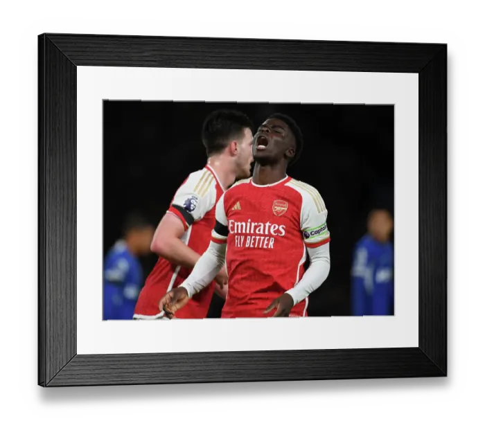 Framed Print : Saka's Brace: Chelsea vs. Arsenal, Premier League 2023-24 - Trossard Stuns Stamford Bridge Framed Print : Saka's Brace: Chelsea vs. Arsenal, Premier League 2023-24 - Trossard Stuns Stamford Bridge