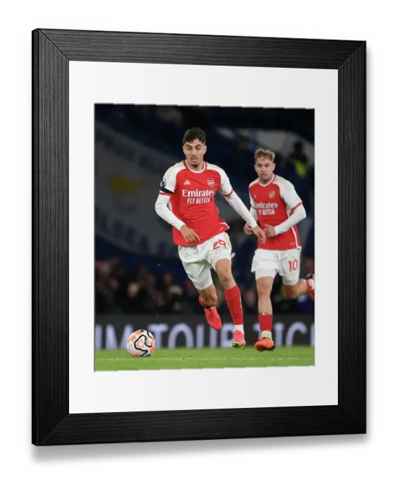 Framed Print : Havertz Thrives: Chelsea vs. Arsenal, Premier League 2023-24 Framed Print : Havertz Thrives: Chelsea vs. Arsenal, Premier League 2023-24