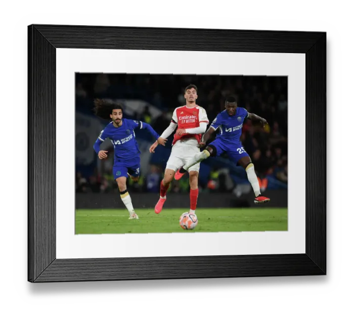 Framed Print : Clash at the Bridge: Havertz vs Arsenal - Chelsea vs Arsenal, Premier League 2023-24 Framed Print : Clash at the Bridge: Havertz vs Arsenal - Chelsea vs Arsenal, Premier League 2023-24