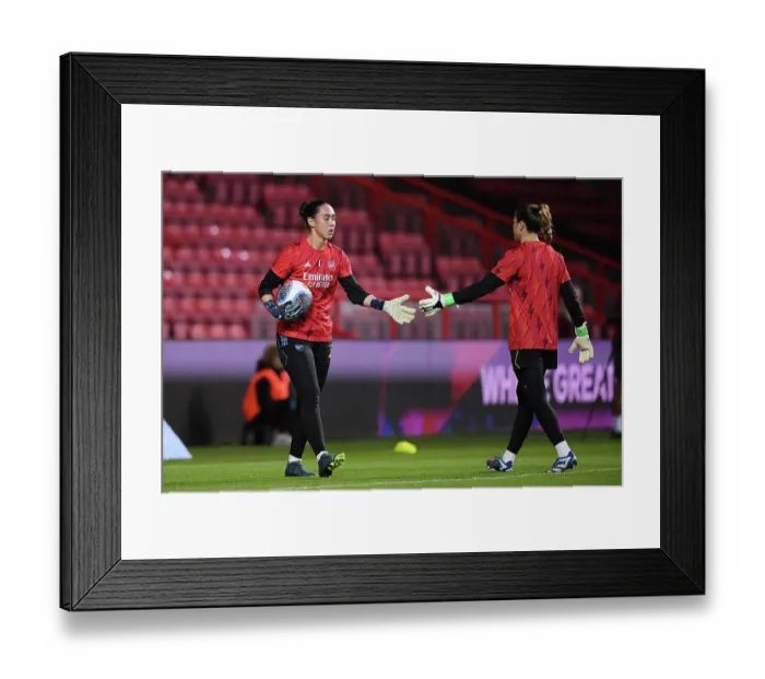 Framed Print : Arsenal Women Take on Bristol City in Barclays Super League Clash Framed Print : Arsenal Women Take on Bristol City in Barclays Super League Clash