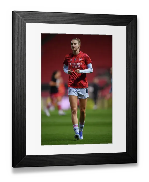 Framed Print : Arsenal Women's Star Viviane Miedema Gears Up for Barclays Super League Showdown against Bristol City