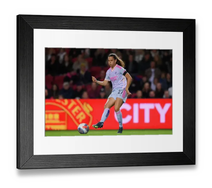 Framed Print : Arsenal Women Dominate: Laia Codina in Action vs. Bristol City (Barclays WSL 2023-24) Framed Print : Arsenal Women Dominate: Laia Codina in Action vs. Bristol City (Barclays WSL 2023-24)