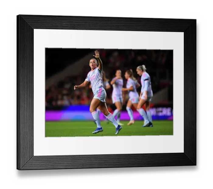 Framed Print : Arsenal Women's Super League Triumph: Katie McCabe Nets Opening Goal Against Bristol City Framed Print : Arsenal Women's Super League Triumph: Katie McCabe Nets Opening Goal Against Bristol City