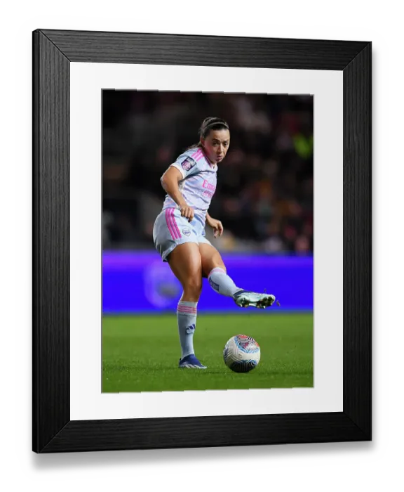 Framed Print : Arsenal Women Dominate: Katie McCabe in Action vs. Bristol City (Barclays WSL, 2023-24)