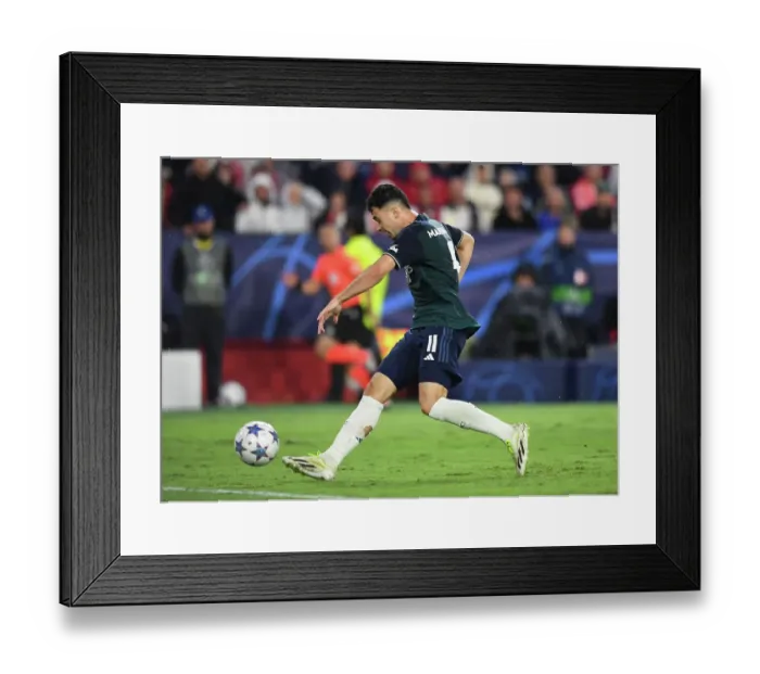 Framed Print : Martinelli Scores First: Arsenal Tops Sevilla in Champions League Clash (2023-24) Framed Print : Martinelli Scores First: Arsenal Tops Sevilla in Champions League Clash (2023-24)