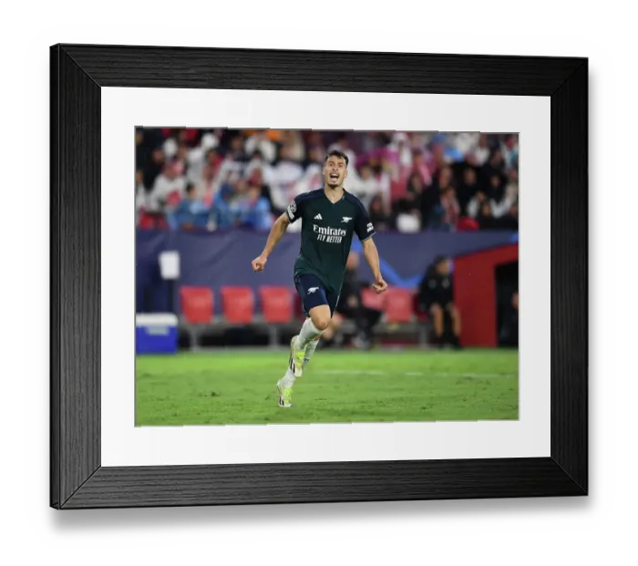 Framed Print : Martinelli's Stunner: Arsenal Takes the Lead in Champions League Showdown against Sevilla (2023-24) Framed Print : Martinelli's Stunner: Arsenal Takes the Lead in Champions League Showdown against Sevilla (2023-24)