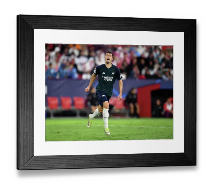 Framed Print : Martinelli's Stunner: Arsenal Takes the Lead in UCL Group B vs Sevilla (2023-24) Framed Print : Martinelli's Stunner: Arsenal Takes the Lead in UCL Group B vs Sevilla (2023-24)