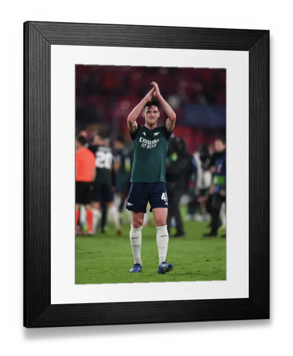 Framed Print : Declan Rice's Emotional Moment: Sevilla vs. Arsenal in the Champions League (2023-24) Framed Print : Declan Rice's Emotional Moment: Sevilla vs. Arsenal in the Champions League (2023-24)