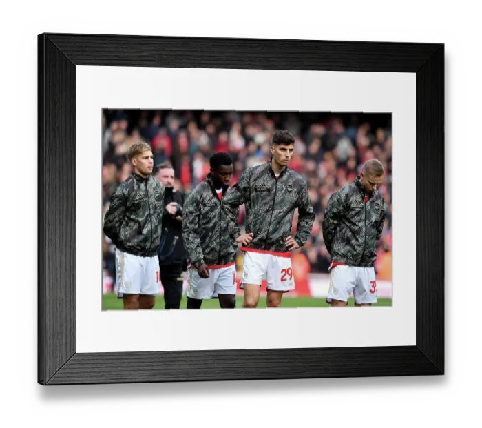 Framed Print : Arsenal's Star Quartet: Smith Rowe, Nketiah, Havertz, Zinchenko Unite for Battle against Sheffield United (2023-24) Framed Print : Arsenal's Star Quartet: Smith Rowe, Nketiah, Havertz, Zinchenko Unite for Battle against Sheffield United (2023-24)