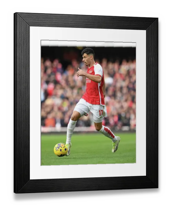 Framed Print : Martinelli Shines: Arsenal's Dominant Win Against Sheffield United in 2023-24 Premier League