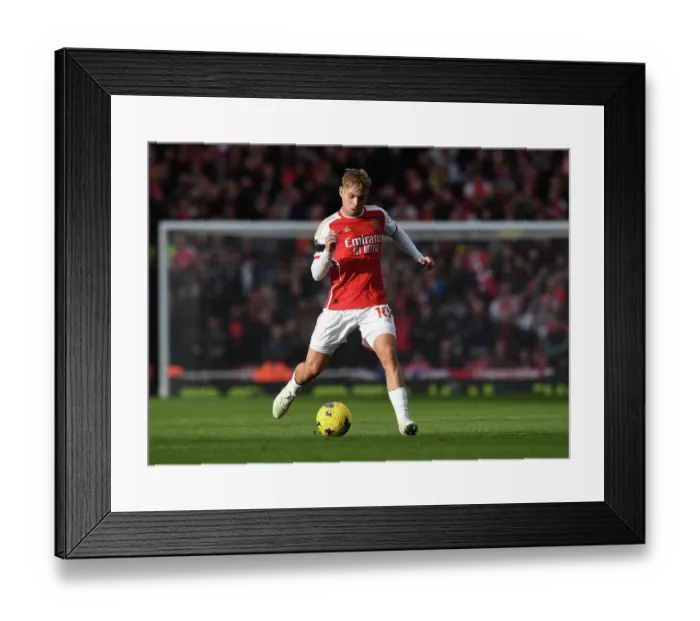 Framed Print : Emile Smith Rowe Shines: Arsenal's Dominant Display vs. Sheffield United (2023-24)