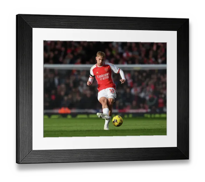 Framed Print : Emile Smith Rowe Shines: Arsenal's Victory Against Sheffield United (2023-24)