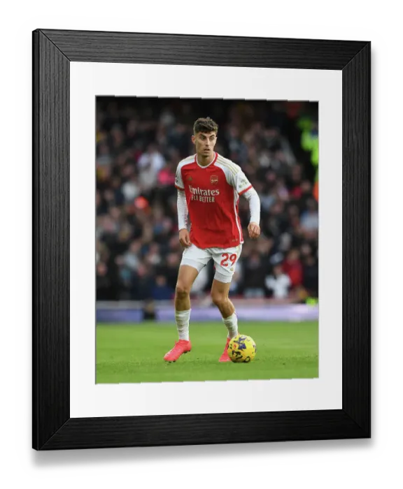 Framed Print : Arsenal vs Sheffield United: Kai Havertz in Action, Premier League 2023-24
